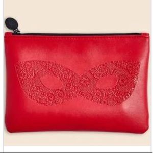 Ipsy makeup bag - red with mask